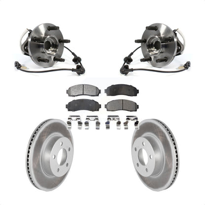 Kit de Rotor et de plaquettes de frein enduits de roulement de moyeu avant, pour Ford Ranger Mazda B4000 4W
