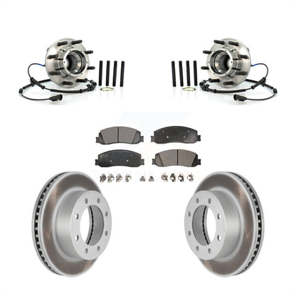 Kit de plaquettes de Rotor de frein enduit de roulement de moyeu avant, pour Ford F-350 Super Duty F-250 4W