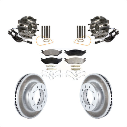 Kit de plaquettes de Rotor de frein, roulement de moyeu avant, pour Ford F-450 Super Duty F-550 4 X