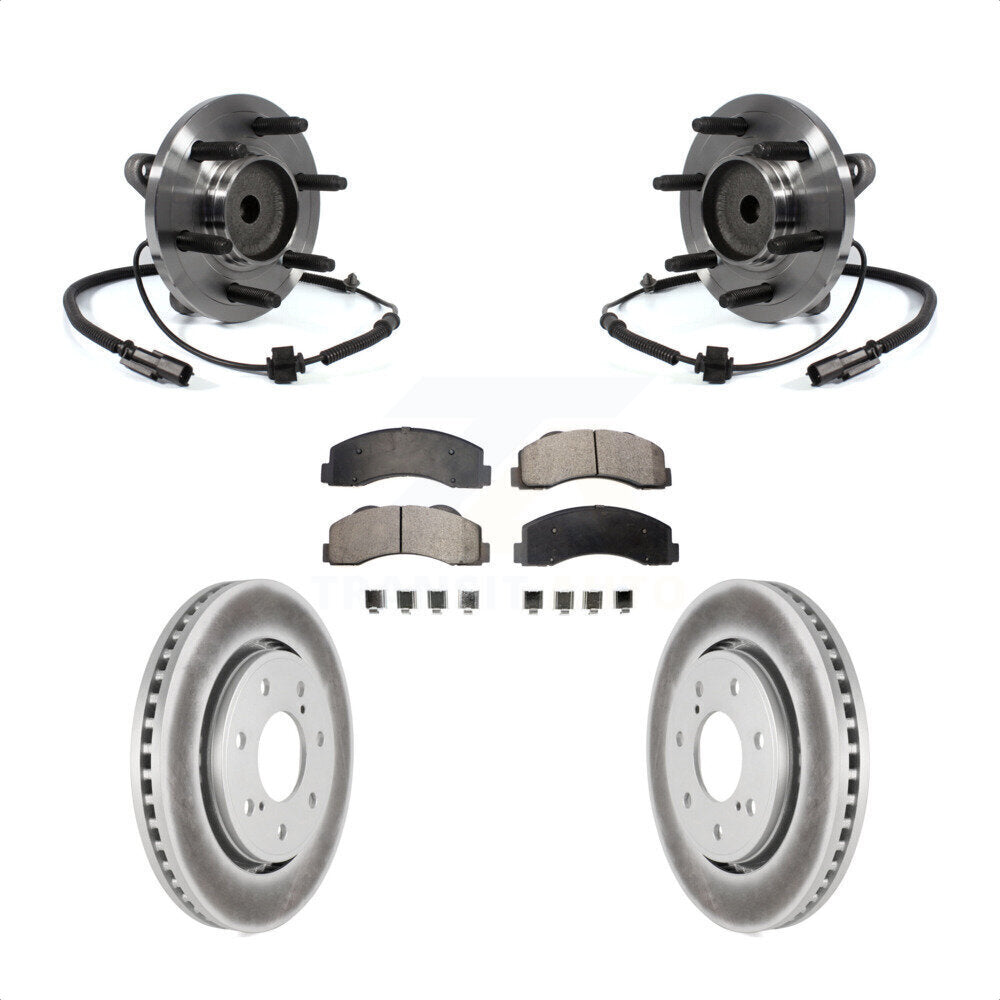 Kit de plaquettes de Rotor de frein, roulement de moyeu avant, pour Ford F-150 RWD avec roue à 7 écrous