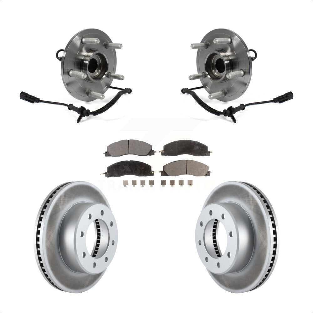 Kit de plaquettes de Rotor de frein, roulement de moyeu avant, pour 12 Ram 1500 4WD avec roue à 8 écrous