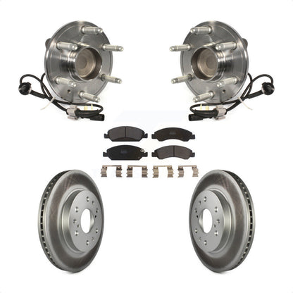 Kit de plaquettes de Rotor de frein enduit de roulement de moyeu avant, pour GMC Sierra 1500 Chevrolet Taho