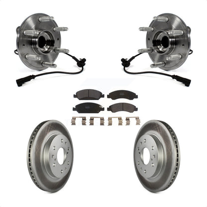 Kit de plaquettes de Rotor de frein enduit de roulement de moyeu avant, pour GMC Sierra 1500 Chevrolet Taho