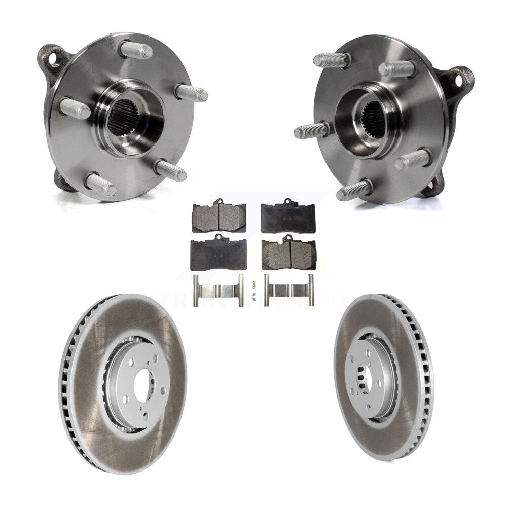 Kit de plaquettes de rotor de frein, ensemble de roulements de moyeu avant (5 pièces) pour Lexus IS300 IS35