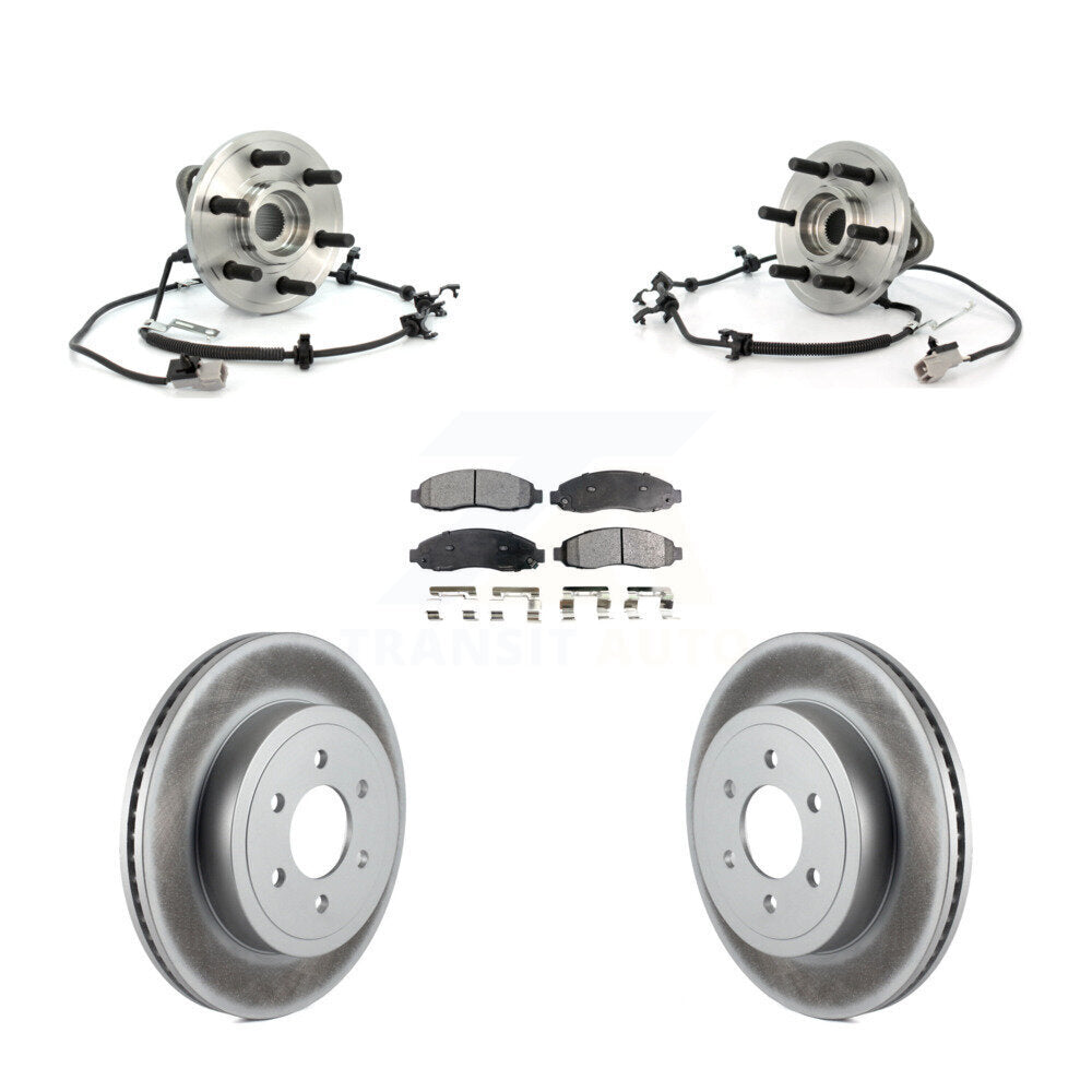 Kit de plaquettes de Rotor de frein, roulement de moyeu avant, pour Dodge Dakota 4WD avec 4 roues AB