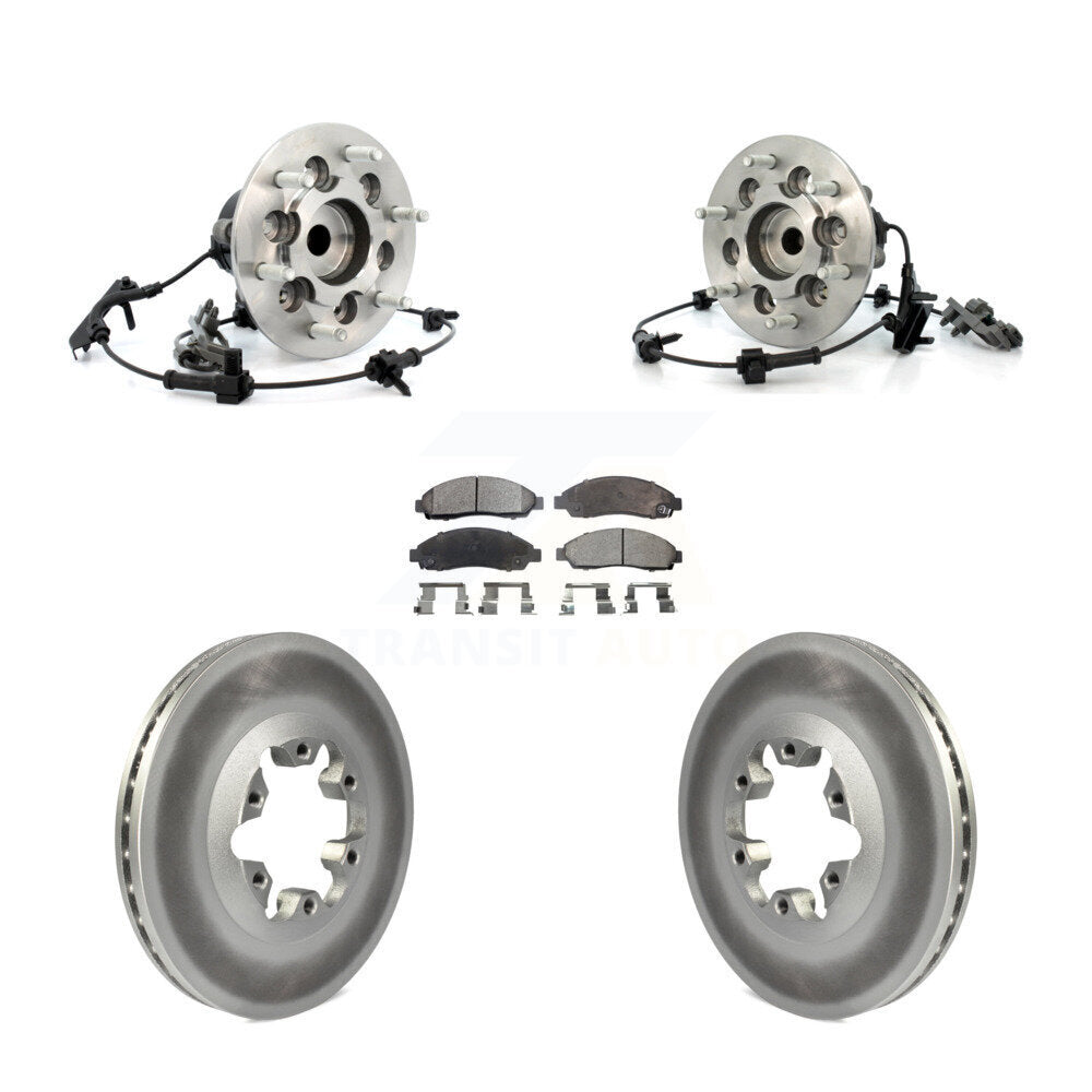 Kit de plaquettes de Rotor de frein, roulement de moyeu avant, pour Chevrolet Colorado GMC Canyon RW