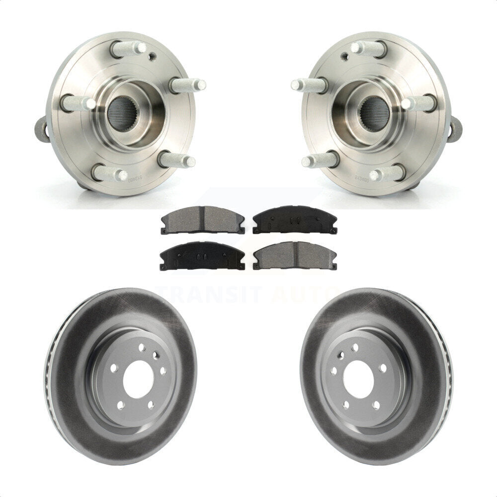Kit de plaquettes de Rotor de frein, ensemble de roulements de moyeu avant, pour Ford Explorer Spor 2013