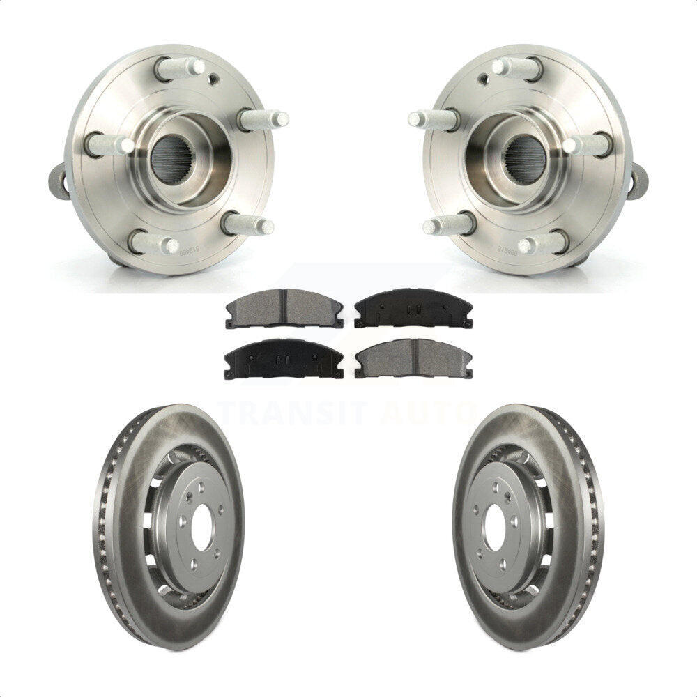 Kit de plaquettes de Rotor de frein, roulement de moyeu avant, pour Ford Explorer Police Intercepto