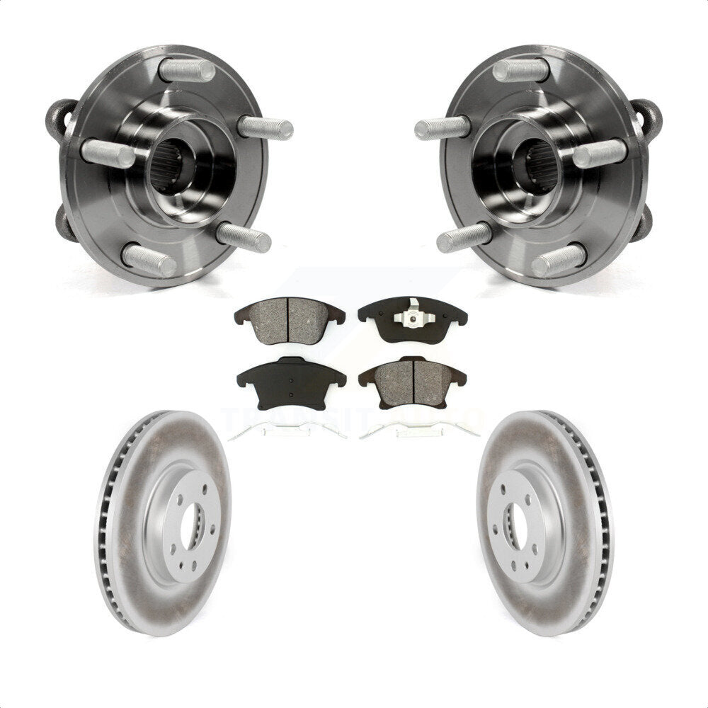 Kit de plaquettes de Rotor de frein, ensemble de roulements de moyeu avant, pour Ford Fusion Lincoln MK