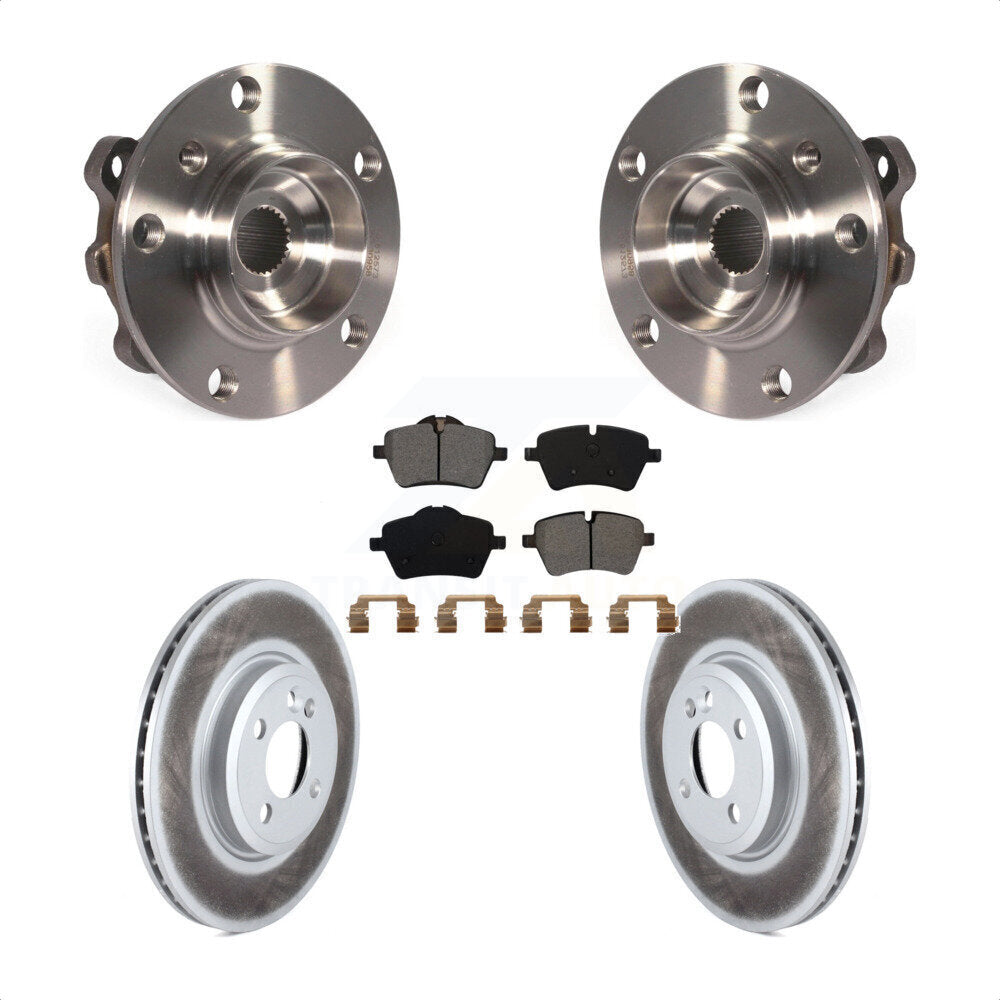 Kit de plaquettes de Rotor de frein enduit d'assemblage de roulement de moyeu avant pour Mini Cooper Countryma