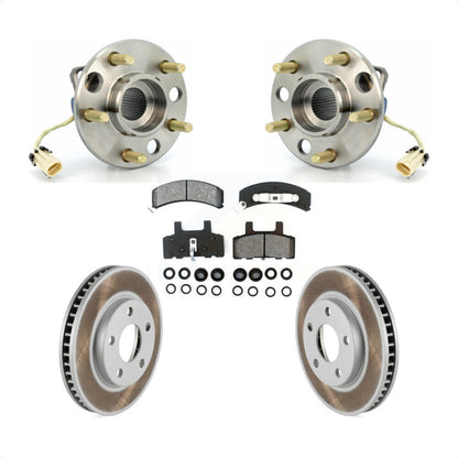 Kit de Rotor et de plaquettes de frein revêtus de roulement de moyeu avant, pour Cadillac DeVille Fleetwood 6