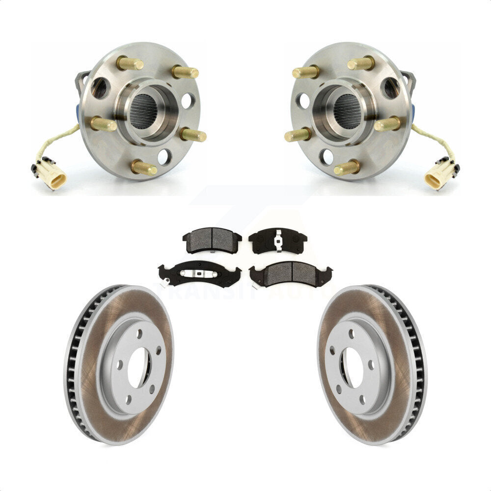 Kit de plaquettes de Rotor de frein, roulement de moyeu avant, pour Buick LeSabre Oldsmobile Cadilla