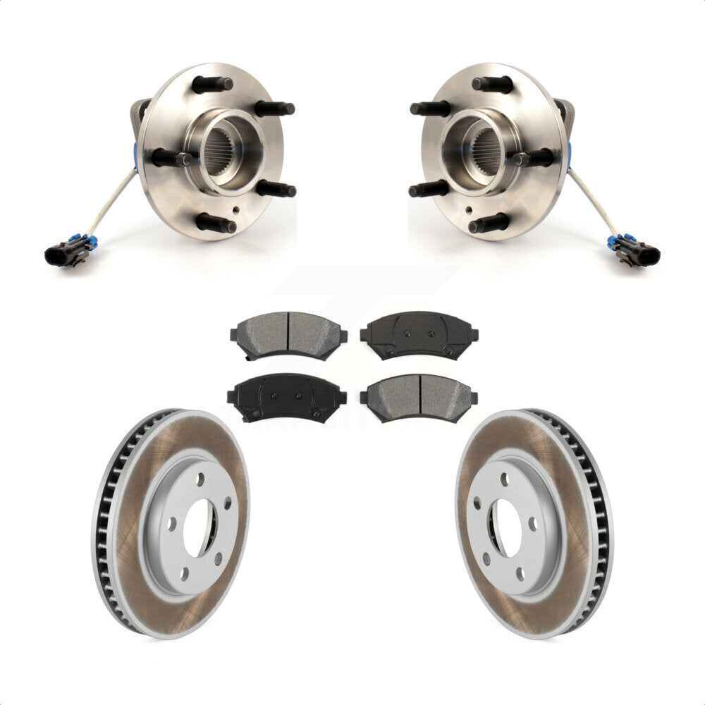 Kit de Rotor et de plaquettes de frein revêtus de roulement de moyeu avant, pour Buick Pontiac Montana Centur