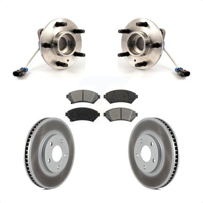 Kit de plaquettes de Rotor de frein revêtues de roulement de moyeu avant, pour Chevrolet Impala Buick LeSabr