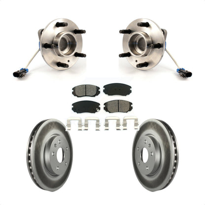 Ensemble de roulement de moyeu avant, Kit de plaquettes de Rotor de frein à disque revêtu pour Buick Allur 2010