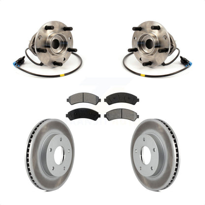 Kit de plaquettes de Rotor de frein enduites de roulement de moyeu avant, pour Chevrolet GMC Blazer S10 Jimm