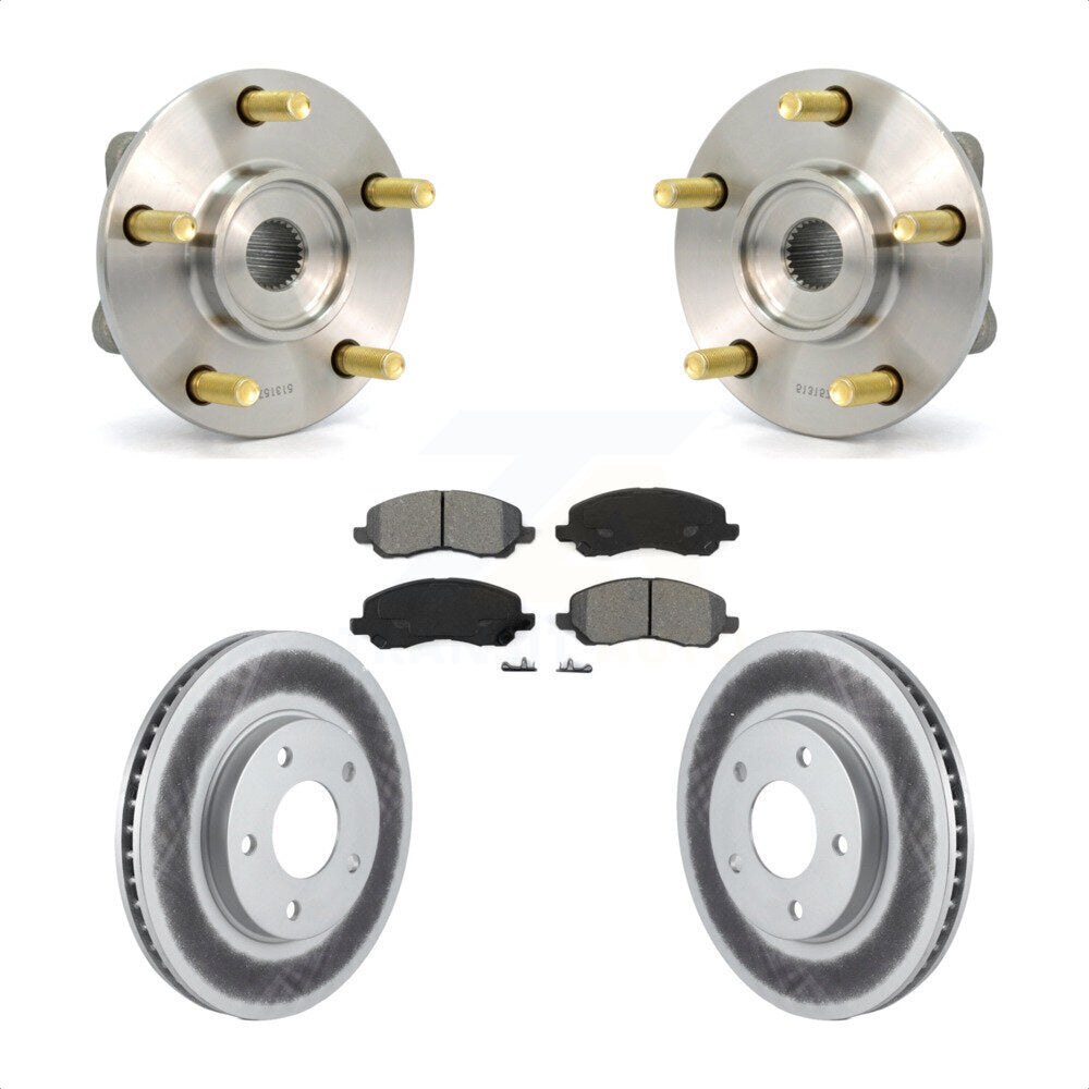 Kit de plaquettes de Rotor de frein, roulement de moyeu avant, pour Chrysler Sebring Mitsubishi Dodg