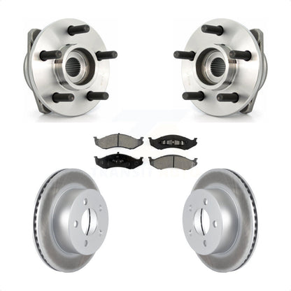 Kit de plaquettes de Rotor de frein à disque enduit de roulement de moyeu avant pour Jeep Wrangler Cherokee T