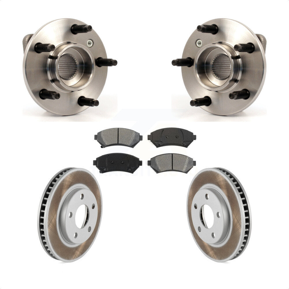 Kit de rotor et de plaquettes de frein revêtus de roulement de moyeu avant, pour Pontiac Montana Buick Centur