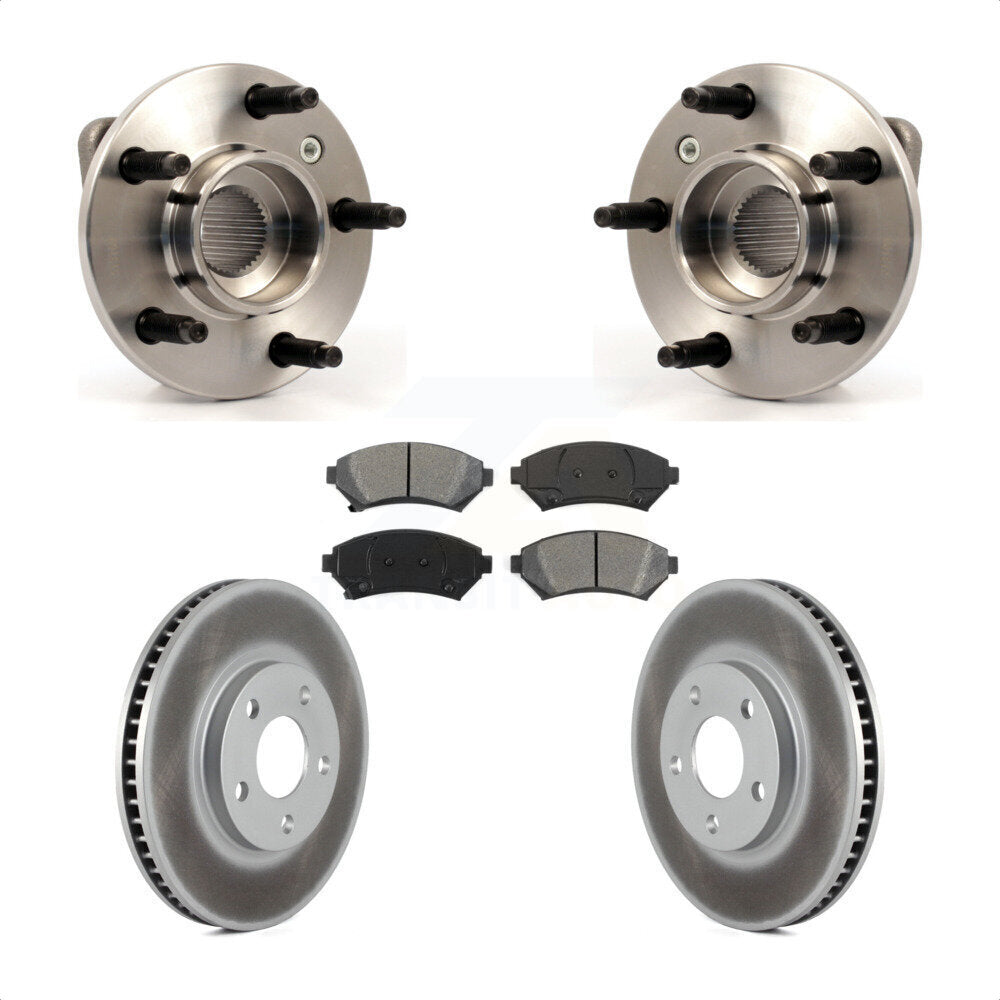 Kit de Rotor et plaquettes de frein revêtus de roulement de moyeu avant, pour Chevrolet Impala Monte Carl