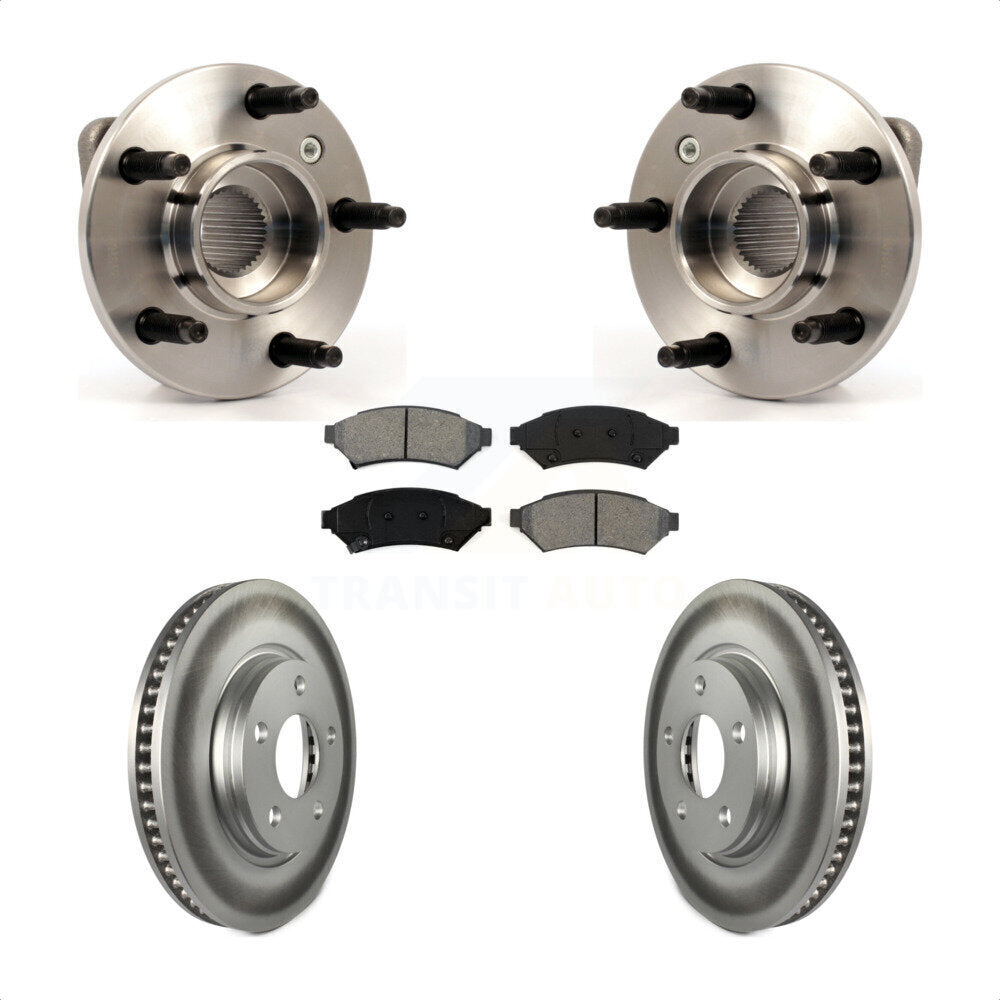 Kit de plaquettes de Rotor de frein, manteau de roulement de moyeu avant, pour Pontiac Grand Prix Buick LaCross