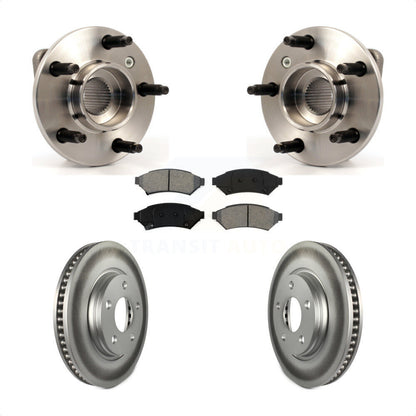 Kit de plaquettes de Rotor de frein, manteau de roulement de moyeu avant, pour Pontiac Grand Prix Buick LaCross
