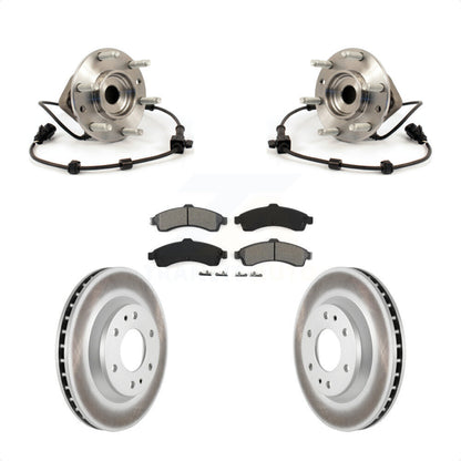Kit de plaquettes de Rotor de frein enduit de roulement de moyeu avant, pour GMC envoyé Chevrolet Trailblaze