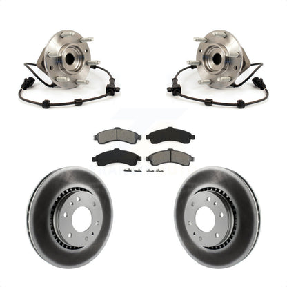 Kit de plaquettes de Rotor de frein enduit de roulement de moyeu avant, pour Chevrolet GMC Trailblazer Envo