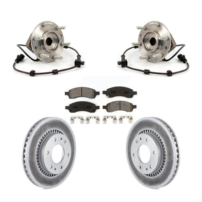 Kit de plaquettes de Rotor de frein revêtues de roulement de moyeu avant, pour Chevrolet Trailblazer GMC Envo