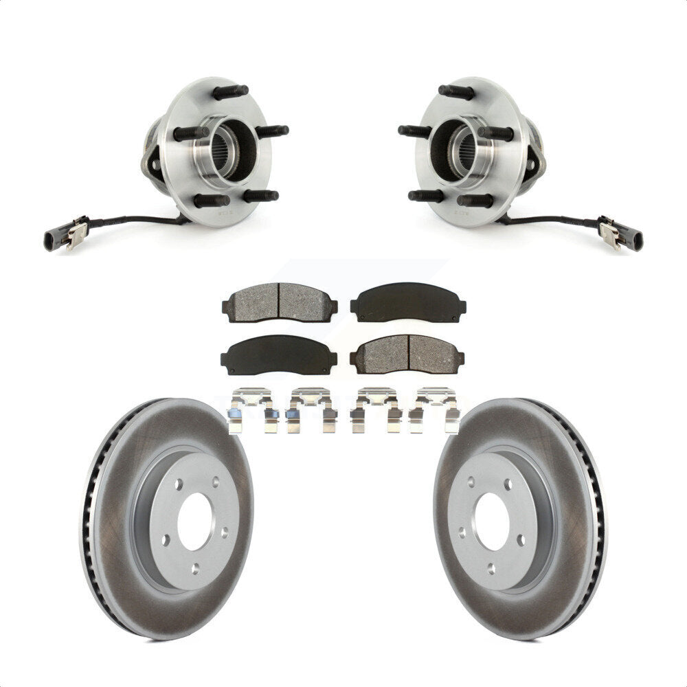 Kit de Rotor et plaquettes de frein revêtus de roulement de moyeu avant, pour Saturn Vue Chevrolet Equino