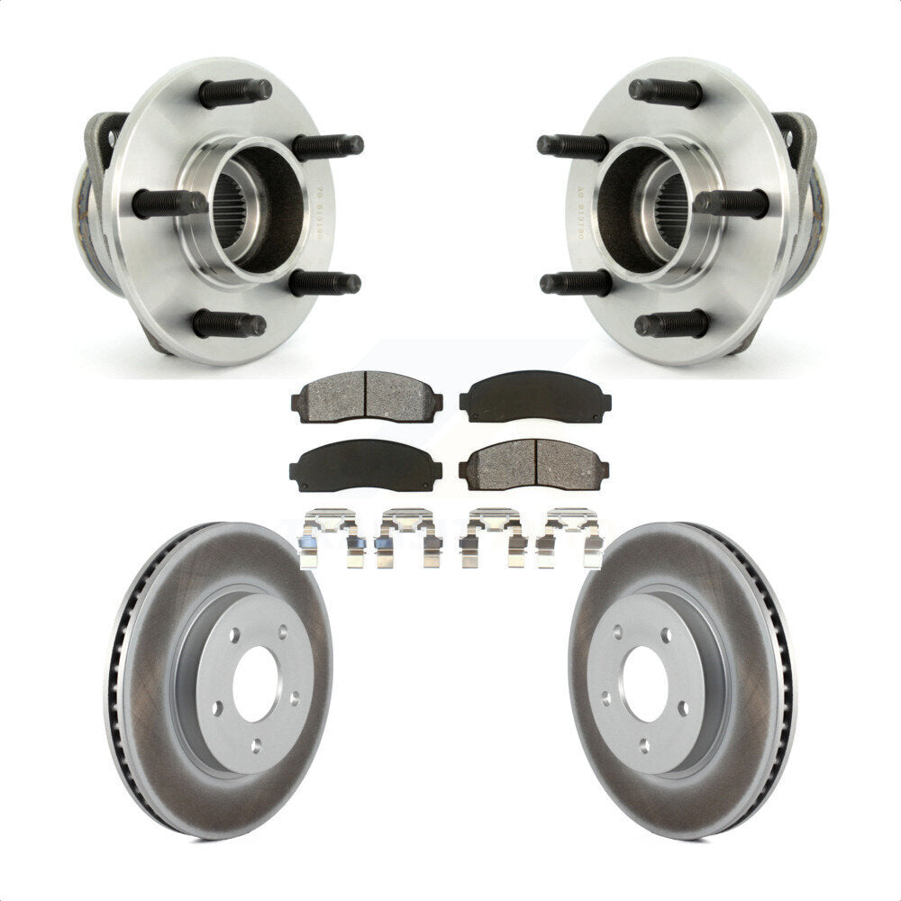 Kit de plaquettes de Rotor de frein à disque revêtu de roulement de moyeu avant, pour Saturn Vue Pontiac Torren