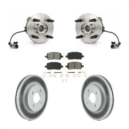 Kit de plaquettes de Rotor de frein enduites de roulement de moyeu avant, pour Chevrolet Cobalt Saturn Ion G