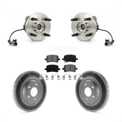Kit de rotor et de plaquettes de frein enduits de roulement de moyeu avant pour Saturn Ion avec roue à 4 écrous