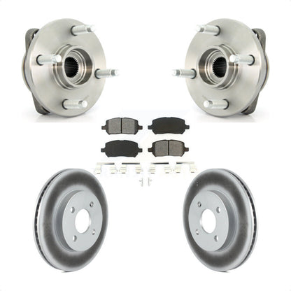 Kit de plaquettes de Rotor de frein enduites de roulement de moyeu avant, pour Chevrolet Cobalt Saturn Ion G