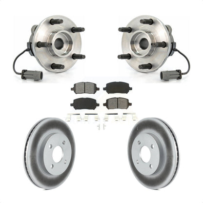 Kit de plaquettes de Rotor de frein à disque enduit de roulement de moyeu avant, pour Saturn Ion Pontiac Pursui