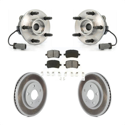 Kit de Rotor et de plaquettes de frein à disque enduit d'assemblage de roulement de moyeu avant pour Chevrolet HH