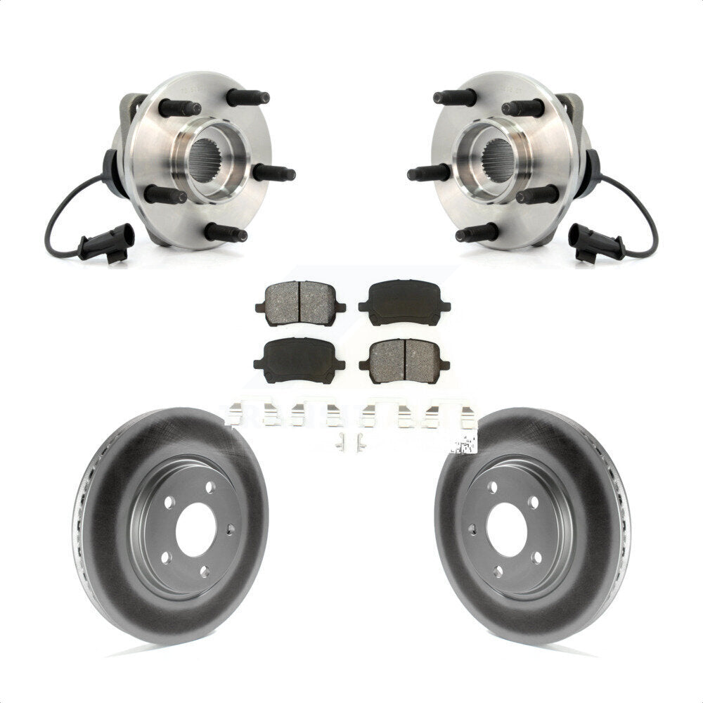Kit de plaquettes de Rotor de frein, manteau de roulement de moyeu avant, pour Chevrolet Malibu Pontiac G6 Aur