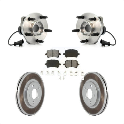 Kit de Rotor et de plaquettes de frein revêtus de roulement de moyeu avant, pour Chevrolet Malibu Pontiac G