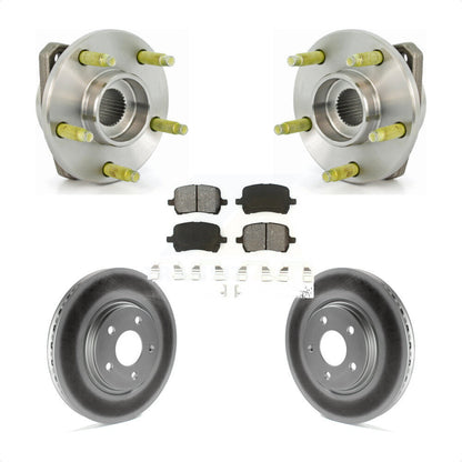 Kit de rotor et de plaquettes de frein avec roulement de moyeu avant, pour Pontiac G6 non AB 2006 – 2007