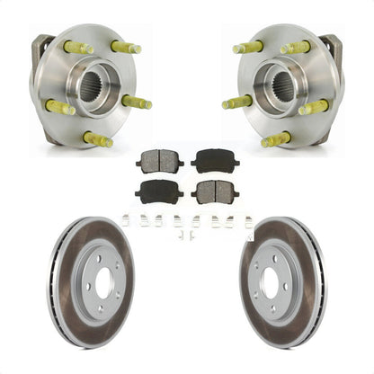 Kit de Rotor et de plaquettes de frein revêtus de roulement de moyeu avant, pour Chevrolet Malibu Pontiac G