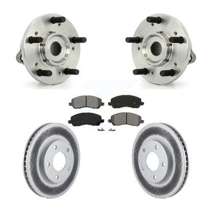 Kit de rotor de frein et de plaquettes revêtus de roulement de moyeu avant, pour Mitsubishi Galan 2010 – 2012