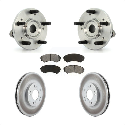 Kit de rotor et de plaquettes de frein revêtus d'assemblage de roulement de moyeu avant pour Mitsubishi Endeavo