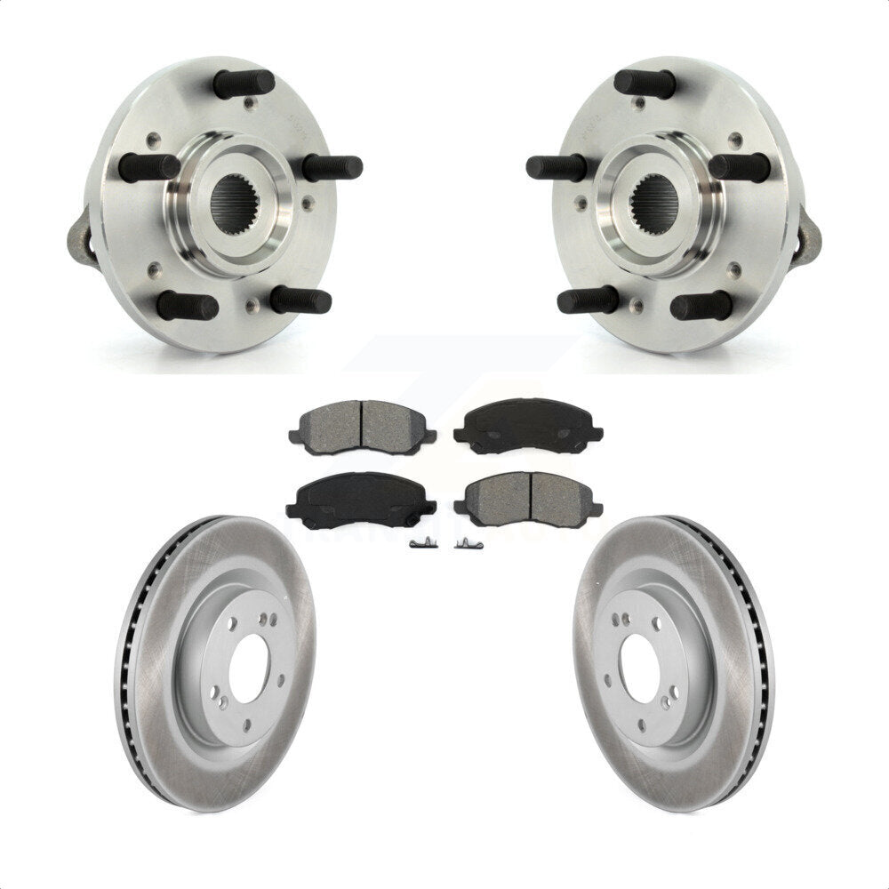 Kit de plaquettes de Rotor de frein à disque enduit de roulement de moyeu avant pour Mitsubishi Eclipse Galan