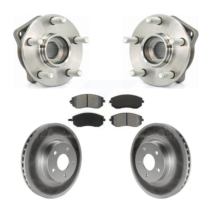Kit de plaquettes de Rotor de frein enduites d'assemblage de roulement de moyeu avant pour Subaru Impreza Legac