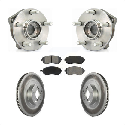 Kit de plaquettes de Rotor de frein à disque enduit de roulement de moyeu avant pour Subaru Outback Legac 2005