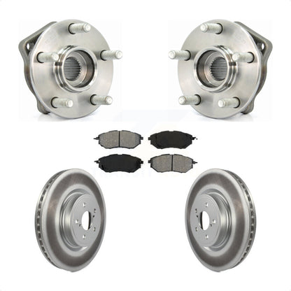 Kit de plaquettes de Rotor de frein enduites de roulement de moyeu avant, pour Subaru Outback Legacy Foreste
