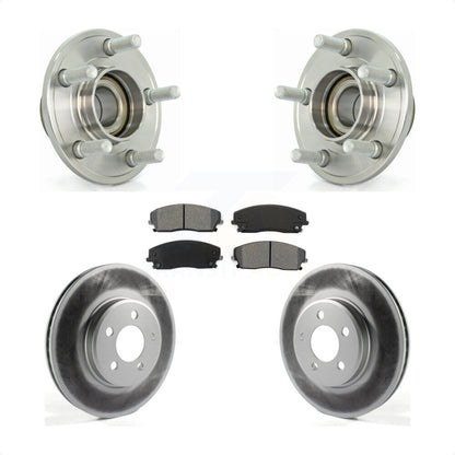 Kit de plaquettes de Rotor de frein, roulement de moyeu avant, pour Dodge Chrysler 300 Charger Magnu