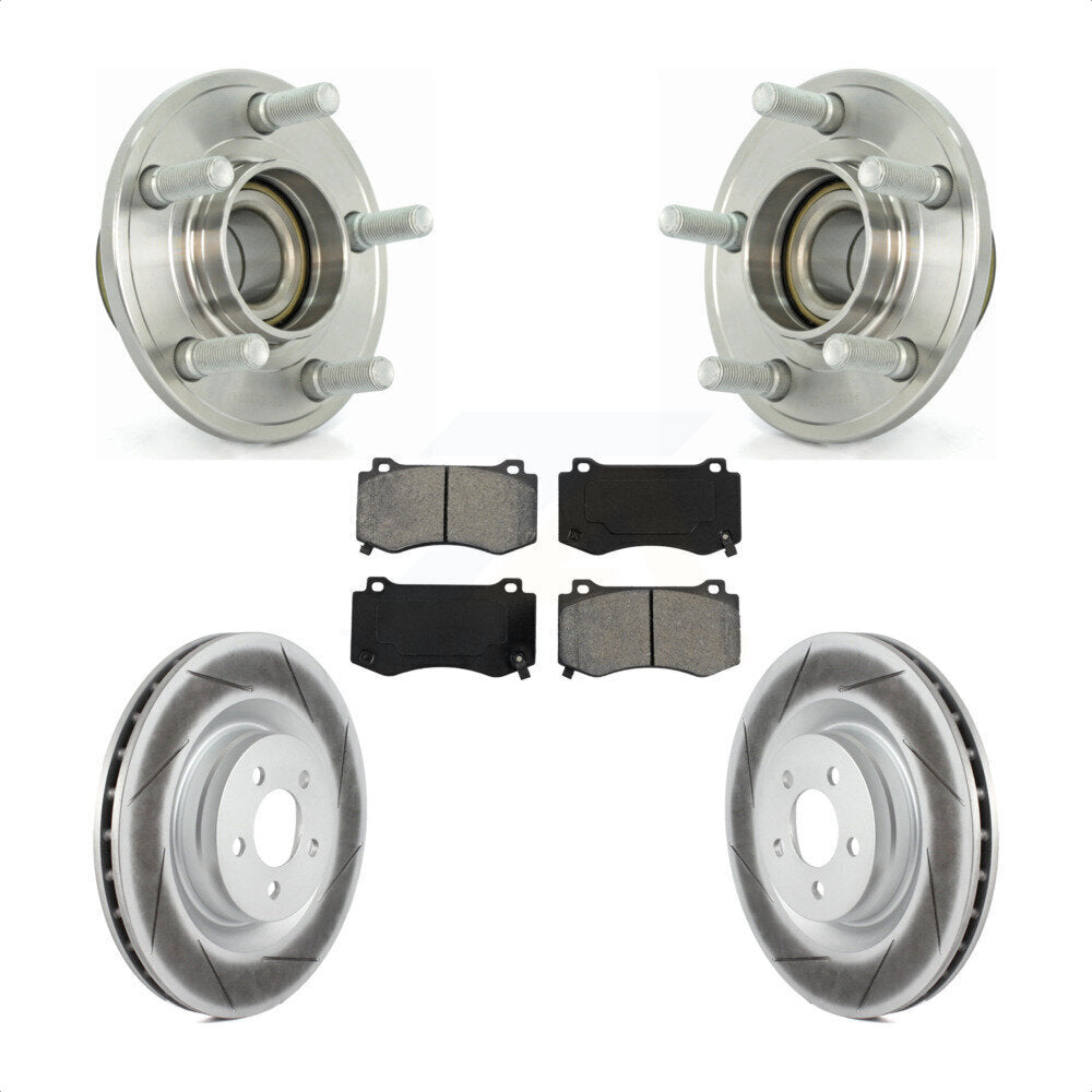 Kit de plaquettes de Rotor de frein, roulement de moyeu avant, pour Dodge Chrysler 300 Charger Magnu