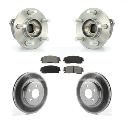 Kit de plaquettes de Rotor de frein, manteau de roulement de moyeu avant, pour Dodge Charger Chrysler 300 Magnu