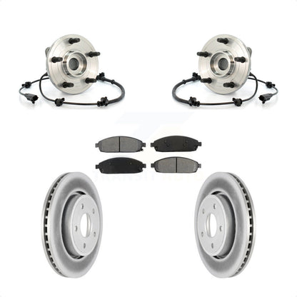 Kit de Rotor et de plaquettes de frein revêtus de roulement de moyeu avant, pour Jeep Grand Cherokee Commande